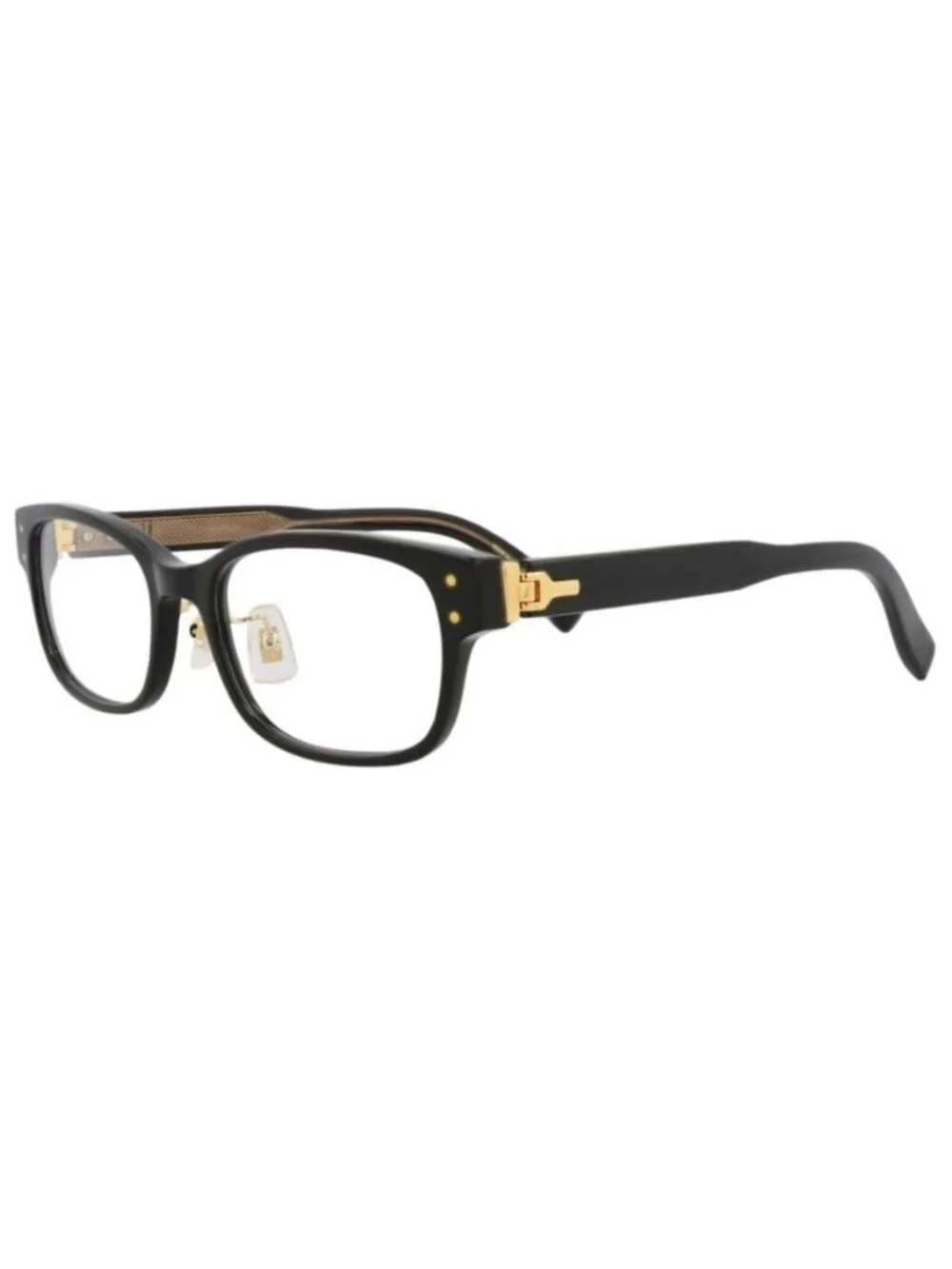 New Dunhill Mens Square/Rectangle Black Black Transparent Fashion Designer Eyegl
